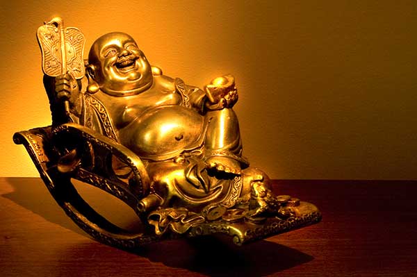 Figura del Buda de la Abundancia en Feng Shui