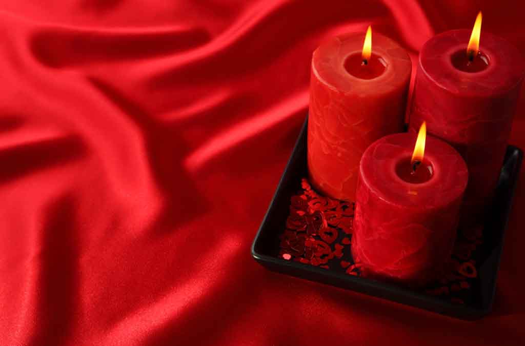 amor significado velas rojas